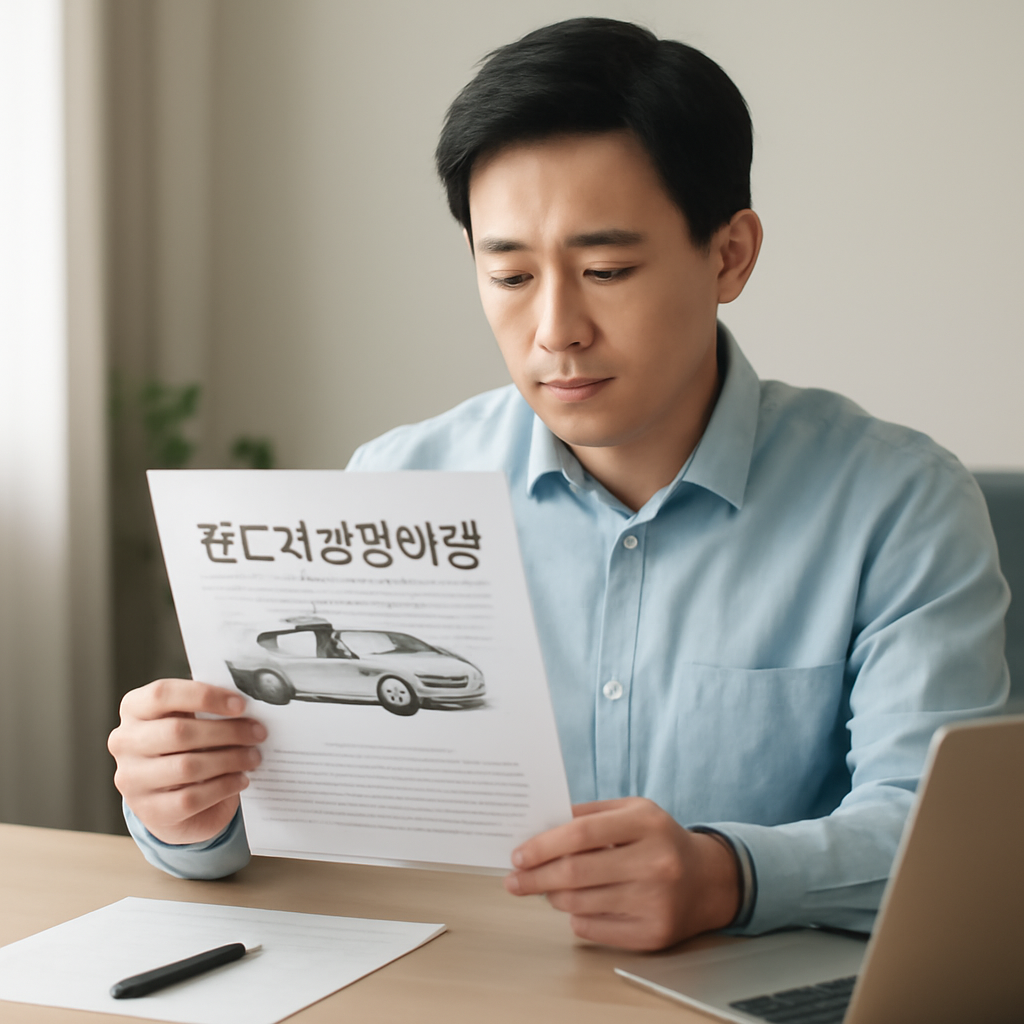 중고차사고이력 대표 이미지